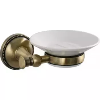 Мыльница подвесная Grampus Alfa бронза матовая, античная латунь