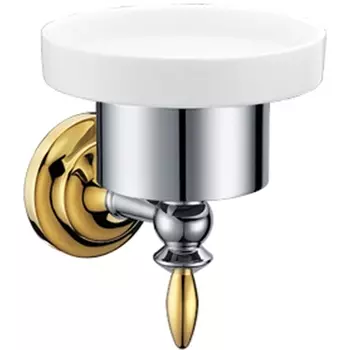 Мыльница подвесная Melana хром - золото