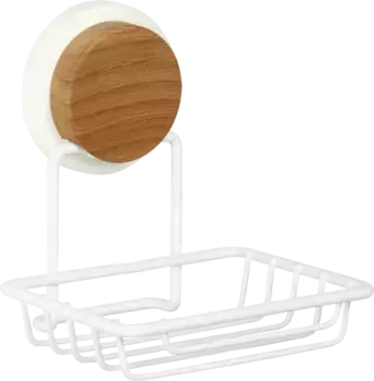 Мыльница-решетка подвесная Fixsen Magic White белый, светлое дерево