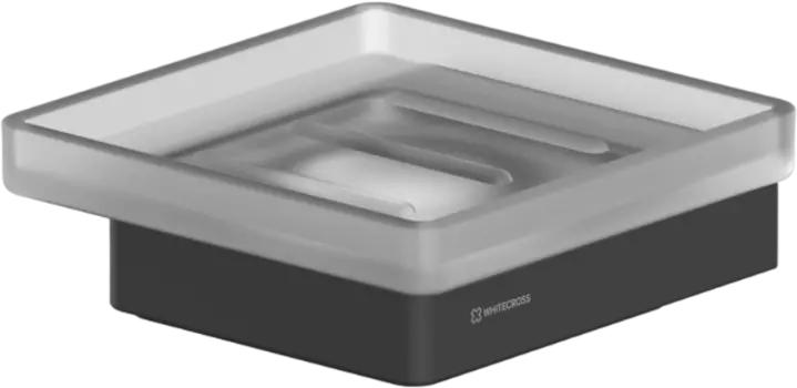 Мыльница WHITECROSS Cubo CU2420BL черная матовая