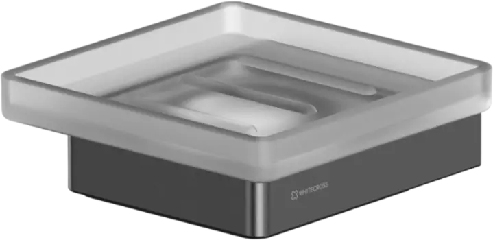 Мыльница WHITECROSS Cubo CU2420GM оружейная сталь