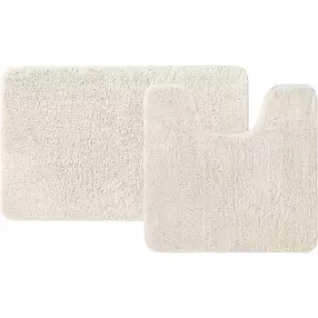 Набор ковриков для ванной комнаты IDDIS Base 80х50 бежевый