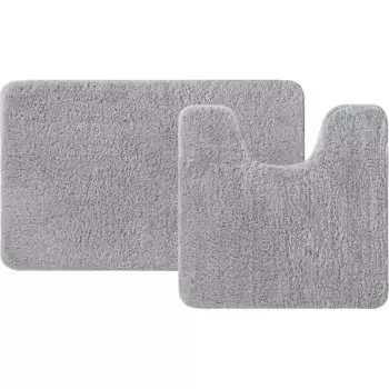 Набор ковриков для ванной комнаты IDDIS Base 80х50 серый