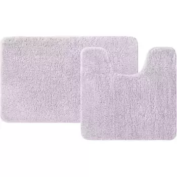 Набор ковриков для ванной комнаты IDDIS Base 80х50 розовый