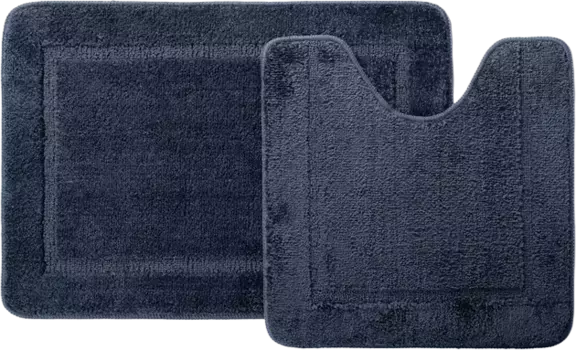 Набор ковриков для ванной комнаты IDDIS Promo 65х45 синий