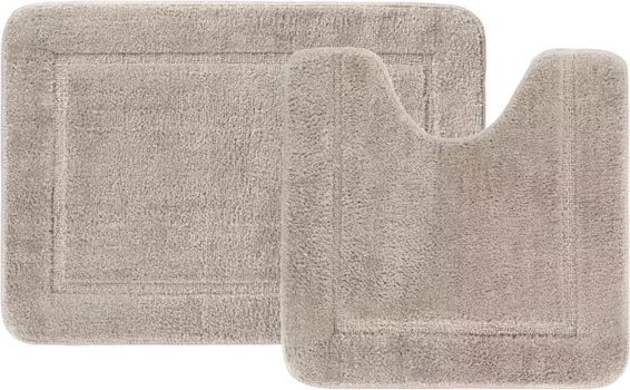 Набор ковриков для ванной комнаты IDDIS Promo 65х45 коричневый