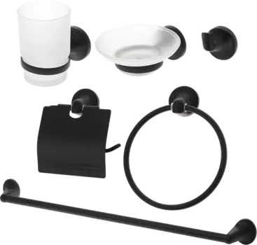 Набор STWORKI Эстерсунд 6 предметов, черный