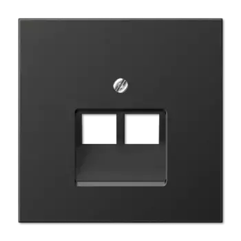 Накладка для комп. розетки 2хRJ45 Jung AL2969-2UAAN