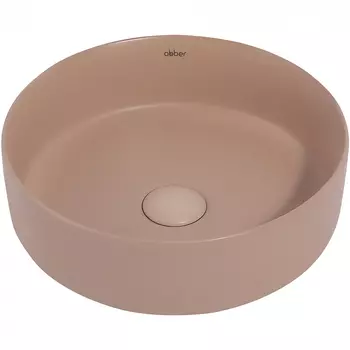 Накладная раковина Abber Bequem 36 AC2108MBB бежевая матовая