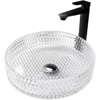 Накладная раковина Abber Glas AK2301 прозрачная