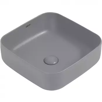 Накладная раковина Abber Rechteck AC2211MG матовая серая