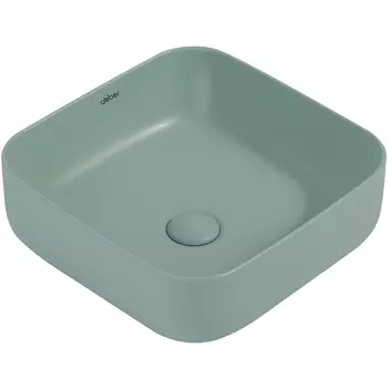 Накладная раковина Abber Rechteck 39 AC2211MCG зеленая матовая