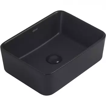 Накладная раковина Abber Rechteck AC2213MB матовая черная