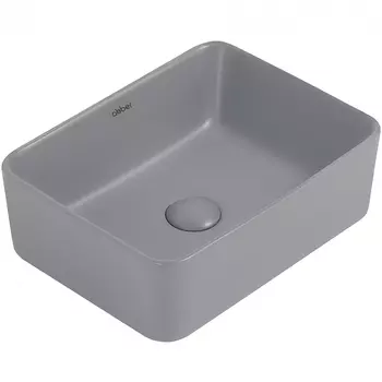 Накладная раковина Abber Rechteck AC2213MG матовая серая