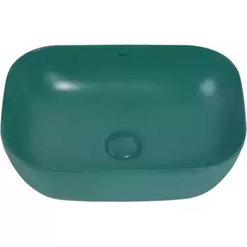 Накладная раковина Abber Rechteck AC2200MBG матовая темно-зеленая