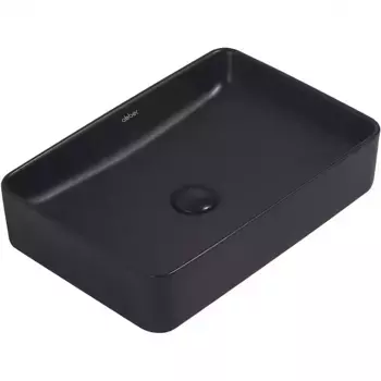 Накладная раковина Abber Rechteck AC2207MB матовая черная