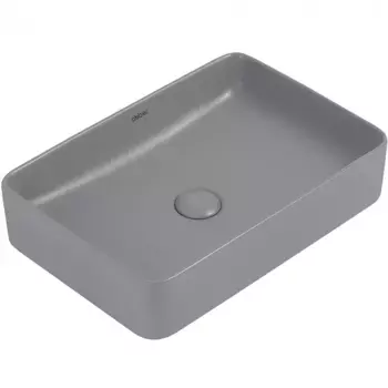 Накладная раковина Abber Rechteck AC2207MG матовая серая