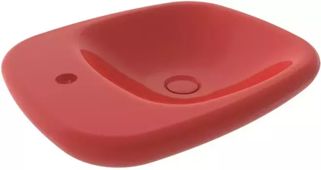 Накладная раковина Ambassador Diamond 54 красная