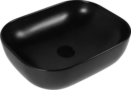 Накладная раковина BOND Cube S61-508 черная матовая
