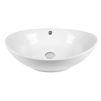 Накладная раковина BOND Oval S55-590 белая