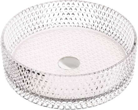 Накладная раковина Ceramicanova Cristal CN6062 прозрачная