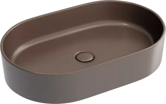 Накладная раковина Ceramicanova Element CN6048MDB темно-коричневая матовая