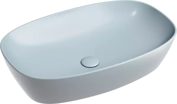 Накладная раковина Ceramicanova Element CN6049MHL серо-голубая матовая
