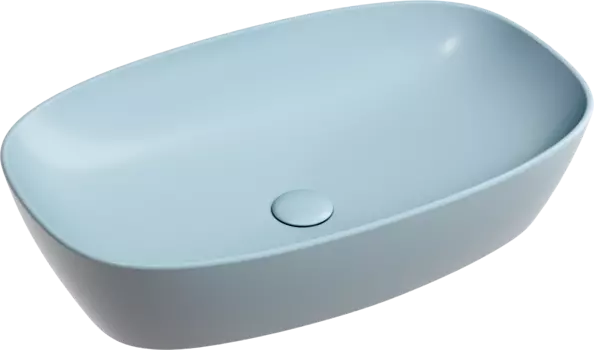 Накладная раковина Ceramicanova Element CN6049ML голубая матовая