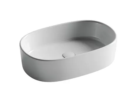 Накладная раковина Ceramicanova Element CN6075 белая глянцевая