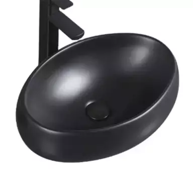 Накладная раковина Gid 48 Bm9030b черная матовая