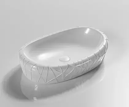 Накладная раковина Gid 60 777s белая