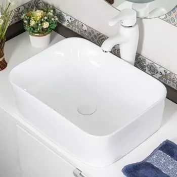 Накладная раковина Melana 50.5 белая