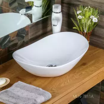 Накладная раковина Melana 60х37 белая