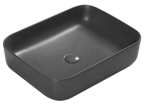 Накладная раковина SantiLine SL-1051DG темно-серая матовая