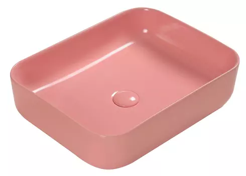 Накладная раковина SantiLine SL-1051P персиковая матовая