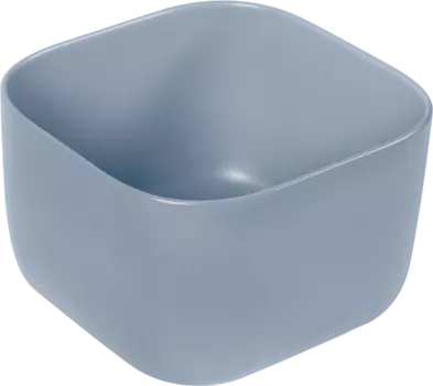 Накладная раковина SantiLine SL-1111BM голубая матовая