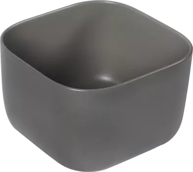 Накладная раковина SantiLine SL-1111MG серая матовая