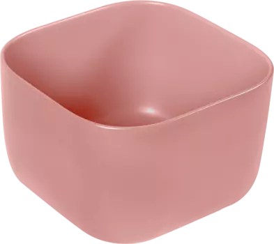 Накладная раковина SantiLine SL-1111MP персиковая матовая