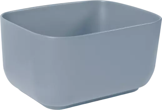 Накладная раковина SantiLine SL-1112BM голубая матовая