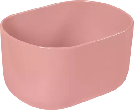 Накладная раковина SantiLine SL-1113MP персиковая матовая