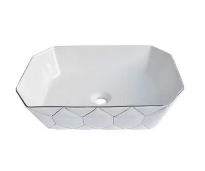 Накладная раковина Silver Cell, 500х360х140 мм