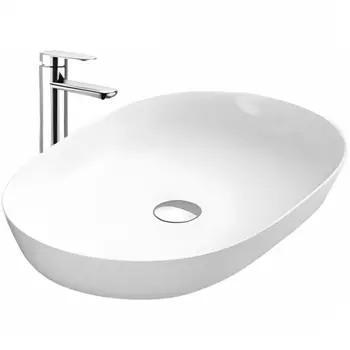 Накладная раковина SinteSi 60х40 белая