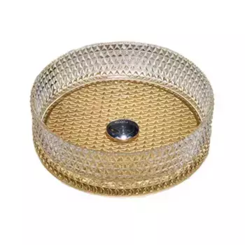 Раковина Vincea VBS-5GL04 40 прозрачная, золото