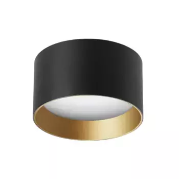 Накладной светильник Arlight SP-BISCOTTO-R90-8W Warm3300-MIX (BK-GD, 80 deg, 230V) 055025