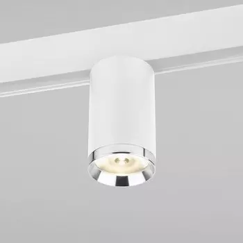 Накладной светильник Elektrostandard Slim Magnetic 85506/01 белый/серебро