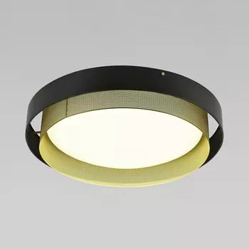 Накладной светильник Eurosvet Imperio 90287/1 чёрный/золото Smart