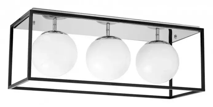 Накладной светильник LUMINA DECO LDC 8060-3 CHR+BK