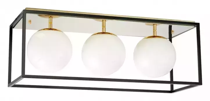 Накладной светильник LUMINA DECO LDC 8060-3 F.GD+BK