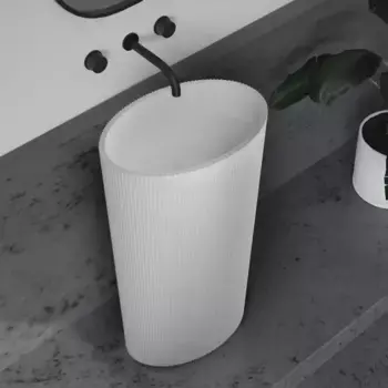 Раковина Abber Stein AS2504-H матовая белая