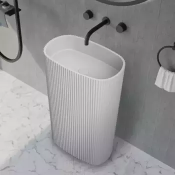 Раковина Abber Stein AS2502-H матовая белая